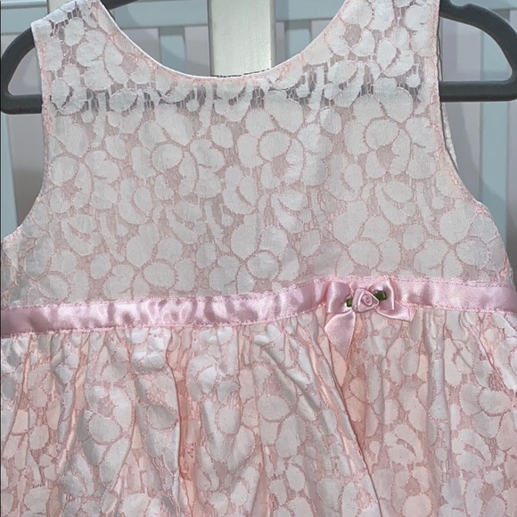 Pink beautiful lace dress 18 month! - Picture 2 of 4
